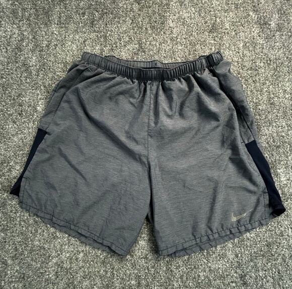 Nike Other - Nike Dri-FIT Running Shorts Men's Medium Gray Athletic Gym Training Lined Shorts